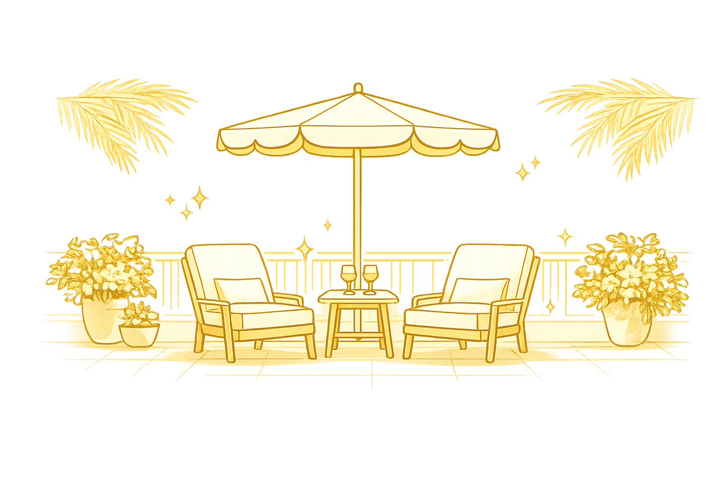 Terrace (1-15 m2)